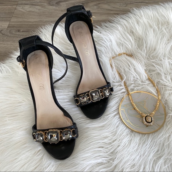 aldo ankle strap heels